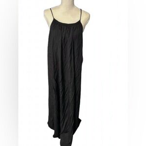 & Other Stories Medium Maxi black Dress 10 Designer Stockholm Atelier Boho Beach
